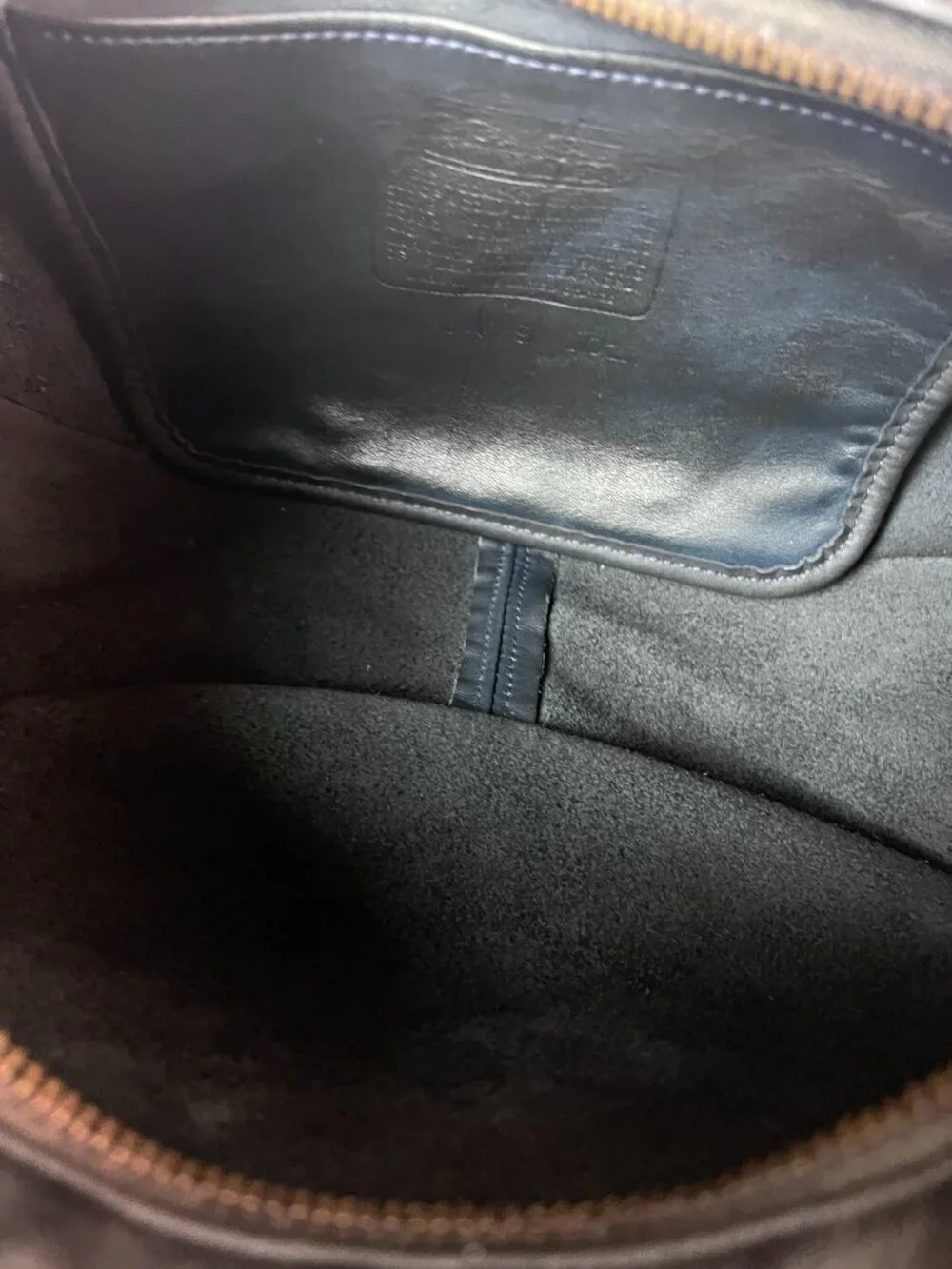 Vintage Coach Swinger Large 4040 Shoulder Bag Black